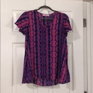 Buddy Love snake print top!